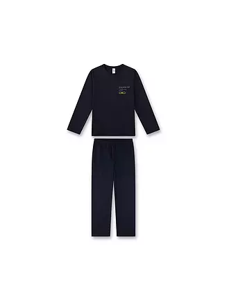 SANETTA | Jungen Pyjama | dunkelblau