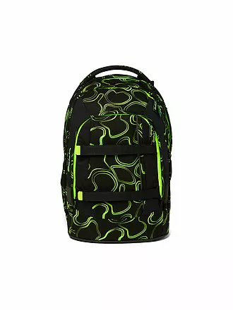 SATCH | Schulrucksack Pack - Bloomy Breeze | schwarz