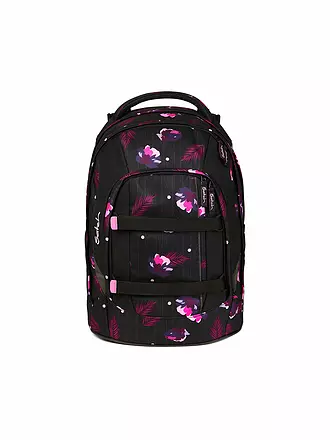 SATCH | Schulrucksack Pack - Bloomy Breeze | schwarz