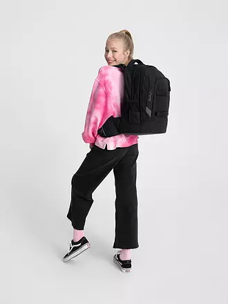 SATCH | Schulrucksack Satch Pack Bright Faces | schwarz