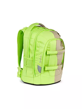 SATCH | Schulrucksack Satch Pack Dark Skate | hellgrün