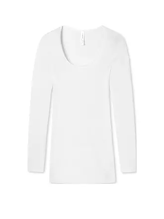 SCHIESSER | Langarmshirt "Luxury" (Weiss) | 