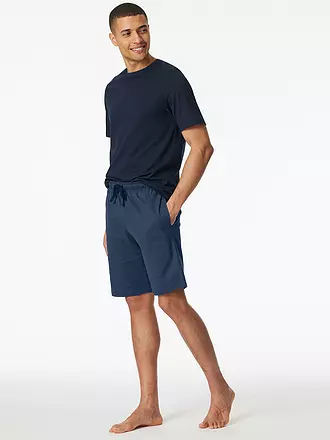 SCHIESSER | Pyjama Shorts MIX + RELAX | blau