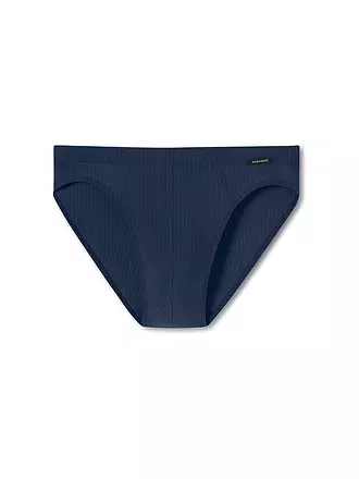 SCHIESSER | Slip schwarz | blau