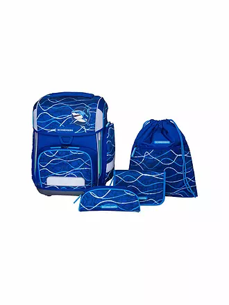 SCHNEIDERS | Schultaschen Set Ergolite 9tlg  Blue Vibes | blau