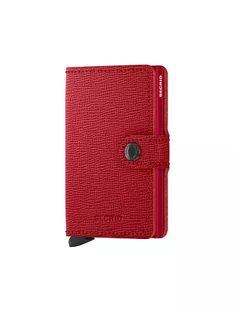 SECRID | Geldbörse - Miniwallet Crisple Mini Black | rot