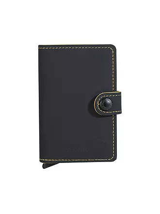 SECRID | Geldbörse - Miniwallet MATTE Mini black & ochre | schwarz