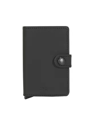 SECRID | Geldbörse - Miniwallet Matte Mini Black & Blue | schwarz