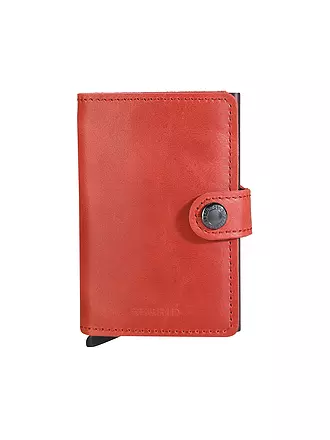 SECRID | Geldbörse - Miniwallet Original Mini Dark Brown | orange