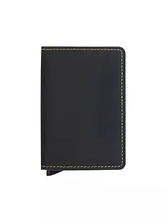 SECRID | Geldbörse - Slimwallet MATTE black & ochre | 