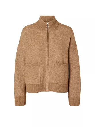 SELECTED FEMME | Strickjacke SLFSIA | camel