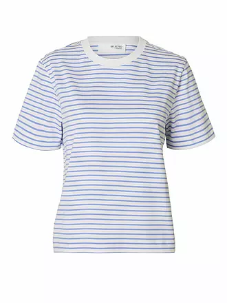 SELECTED FEMME | T-Shirt  SLFESSENTIAL | blau