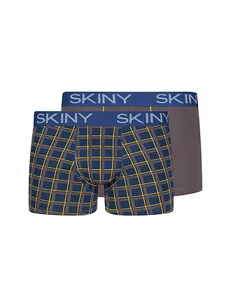 SKINY | Pant 2er Pkg. peacock check selection | dunkelrot