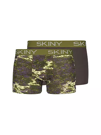 SKINY | Pants 2er Pkg. fango camouflage selection | dunkelrot