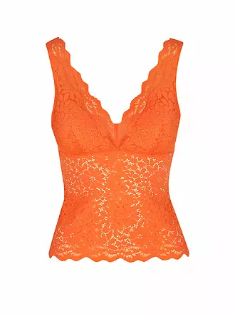 SKINY | Top - Bustier black | orange