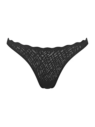 SLOGGI | String ZERO FEEL BLISS black | hellblau