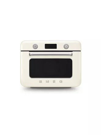 SMEG | Kombi-Tisch Dampfbackofen Pastellblau | creme