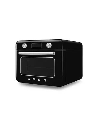 SMEG | Kombi-Tisch Dampfbackofen Pastellblau | schwarz