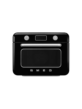 SMEG | Kombi-Tisch Dampfbackofen Schwarz | hellgrün