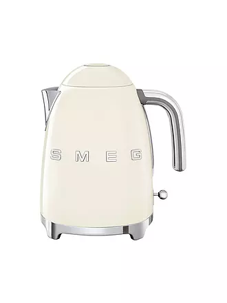 SMEG | Wasserkocher 50s Retro Style 1,7l Schwarz KLF03BLEU | creme