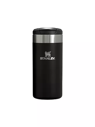 STANLEY | Isoliertrinkbecher AEROLIGHT TRANSIT MUG 0,35l Rose Quartz | schwarz