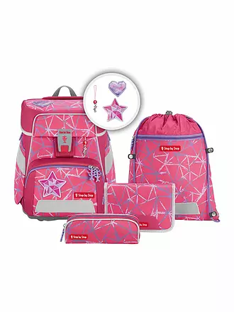 STEP BY STEP | Schultaschen Set 5tlg - Space Star Stella | pink