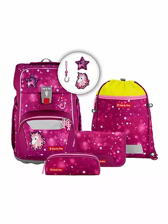 STEP BY STEP | Schultaschen Set 5tlg GIANT Dark Cat Chiko | lila