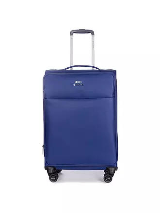 STRATIC | Trolley weich LIGHT M 65cm mint | dunkelblau