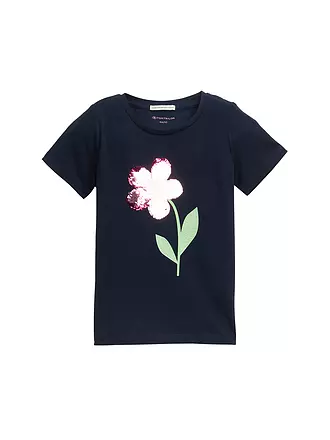 TOM TAILOR | Mädchen T-Shirt | dunkelblau