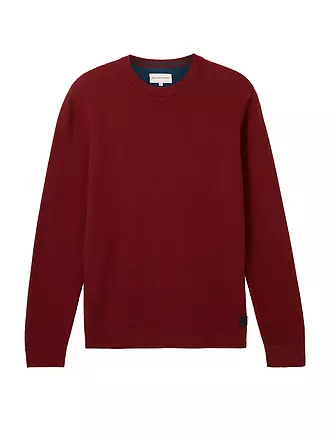 TOM TAILOR | Pullover | rot