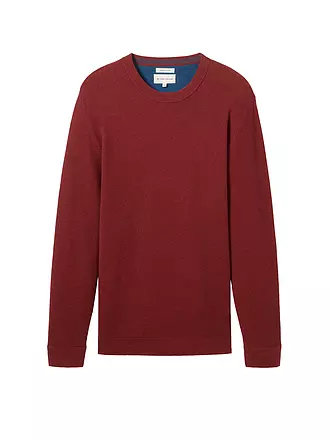 TOM TAILOR | Pullover | rot