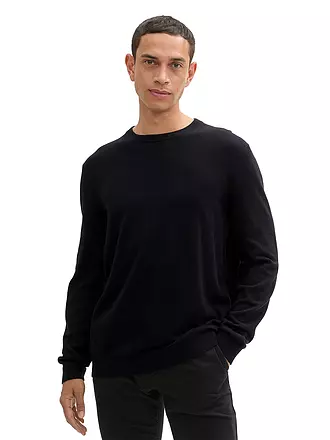 TOM TAILOR | Pullover | schwarz