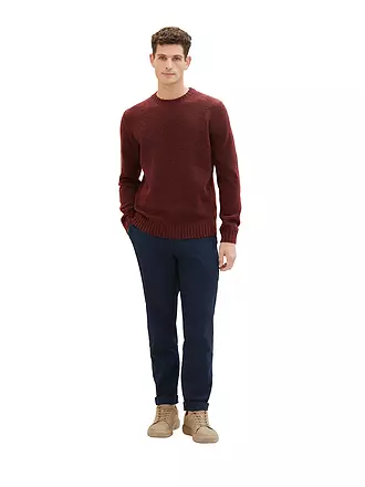 TOM TAILOR | Pullover | dunkelrot