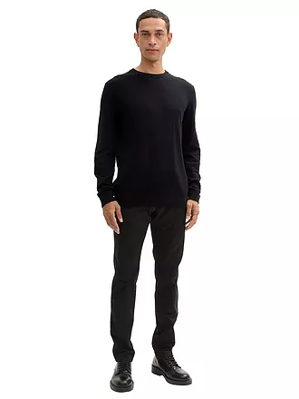 TOM TAILOR | Pullover | schwarz