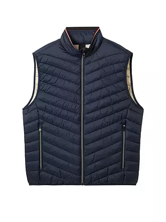 TOM TAILOR | Steppgilet | schwarz