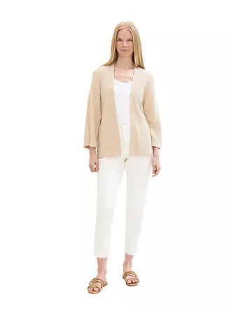 TOM TAILOR | Strickjacke | beige