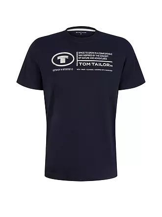 TOM TAILOR | T-Shirt Regular Fit | hellblau