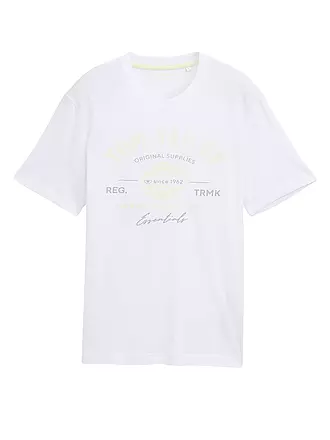 TOM TAILOR | T-Shirt | weiss