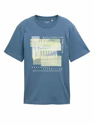 TOM TAILOR | T-Shirt | blau