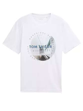 TOM TAILOR | T-Shirt | weiss