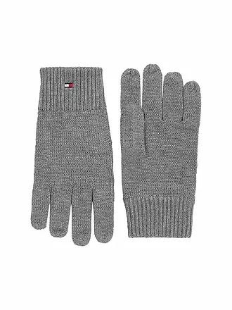 TOMMY HILFIGER | Handschuhe ESSENTIAL FLAG | grau