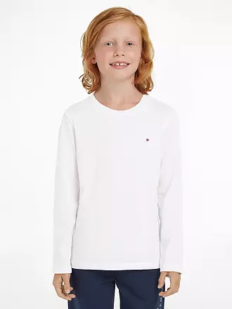 TOMMY HILFIGER | Jungen Langarmshirt | weiss