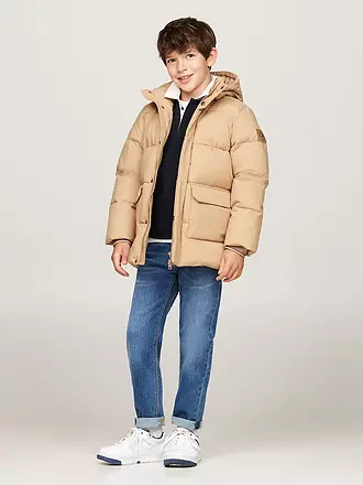 TOMMY HILFIGER | Jungen Parka | schwarz