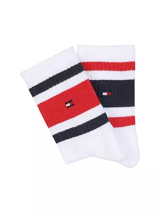 TOMMY HILFIGER | Jungen Socken 2er Pkg. White | dunkelblau