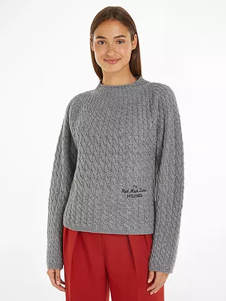 TOMMY HILFIGER | Pullover | grau