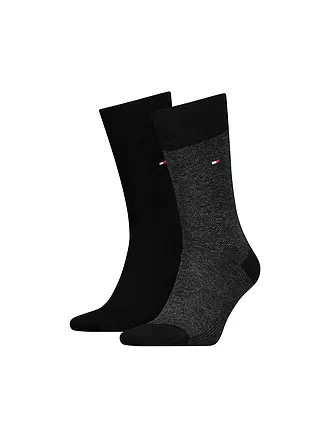 TOMMY HILFIGER | Socken 2er Pkg dark navy | schwarz