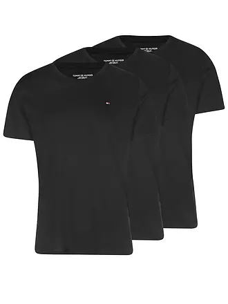 TOMMY HILFIGER | T-Shirt 3er Pkg | schwarz