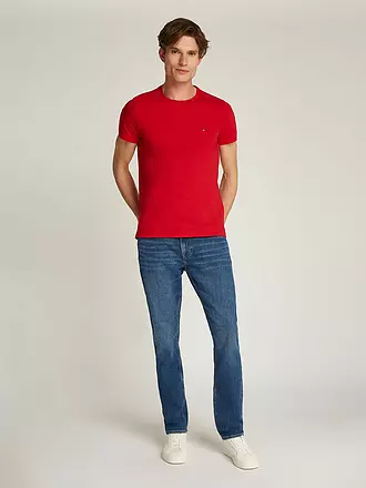 TOMMY HILFIGER | T-Shirt Slim Fit | grün