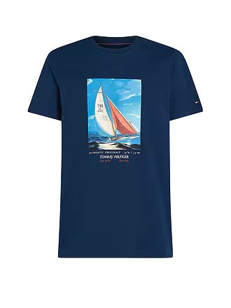 TOMMY HILFIGER | T-Shirt | blau