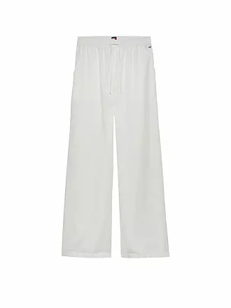 TOMMY JEANS | Hose Wide Leg | weiss